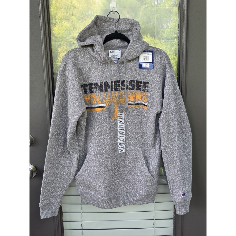 Champion Tennessee Volunteers Gray Hooded Sweatshirt Size S NWT